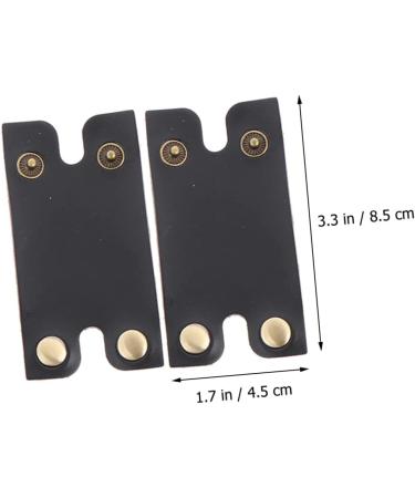 Cabilock Leather Holster for Men's Razor Travel Accessories Scratch-Resistant Case (2pcs Black 8.5x4.5cm) - Buy Online on SooperMarket.com