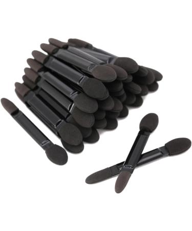 Baluue 150 Pcs Women Eyeshadow Brush Eye Shadow Applicator Double-end Eyeshadow Brushes Face Sponge Black - Buy Online on SooperMarket.com