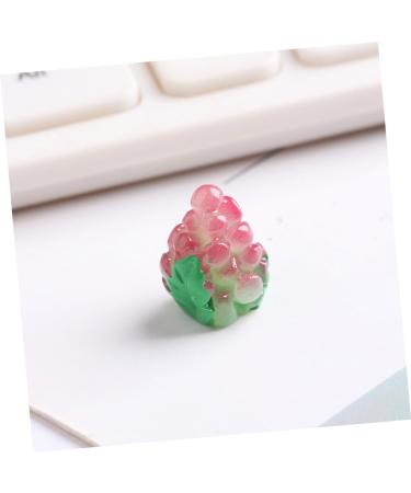 CORHAD 24pcs Artificial Fruit Doll Fruits Lemon Slice Model Fruits Cake Topper Realistic Grape Props Lifelike Grape Props Hairclips Photo Frames Ornaments Material Phone Case Resin Child - Buy Online on SooperMarket.com