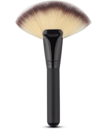Makeup Brush Tools Fan Shape Brush Powder Foundation Brush Cosmetic Brush Black - Buy Online on SooperMarket.com