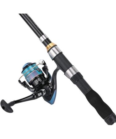 Cocoarm 1.2m Telescopic Fishing Rod - Portable Short Pole for Sea & Ice Fishing | Ideal for Saltwater & Freshwater Adventures - Buy Online on SooperMarket.com