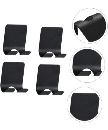 CABILOCK 16 STK Self-Adhesive Razor Hooks | Rustproof Steel Kitchen Utensil & Toothbrush Holder | Black | International Shipping - Buy Online on SooperMarket.com