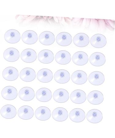 ABOOFAN Transparent Sucker Cup 140pcs Wedding Ornaments Suckers to Window Vacuum Cups Suction Universal Glass Sucker Door DIY 4*4CM As Shown - Buy Online on SooperMarket.com