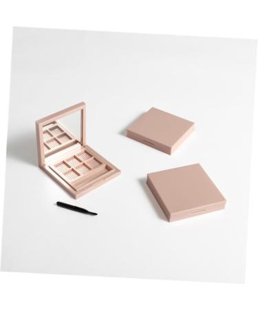 HAPINARY 2pcs Empty Eyeshadow Dish Cosmetics Palette Pans Travel Containers for Toiletries Highlighters 1 count (Pack of 1) Pink - Buy Online on SooperMarket.com