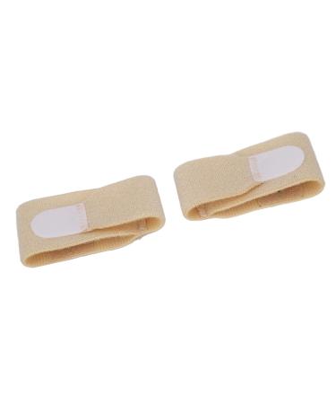 2pcs Hammer Toe Straightener Universal Soft Adjustable Strap Claw Toe Corrector for Bent Toe (M)