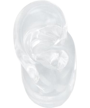 High-Quality Silicone Human Right Ear Model for Ear Sewing Practice - Waterproof Transparent Large Base - Buy Online on SooperMarket.com