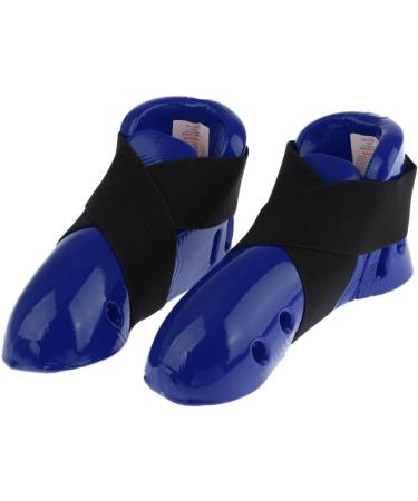 Kids Taekwondo Foot Guard Karate Sparring Gear - Blue - Buy Online on SooperMarket.com