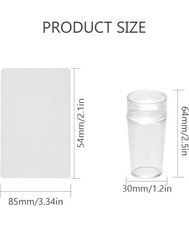 NICENEEDED Silicone French Tip Nail Stamper Kit for DIY Manicures | Clear Soft Stamping Tools for Home or Salon Use - Buy Online on SooperMarket.com