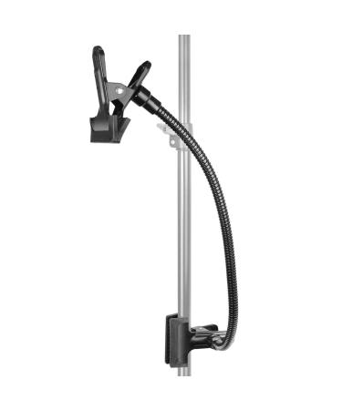 LimoStudio Photography Lighting Stand Flash Magic Clamps with Flex Arm, Gooseneck Mount, AGG1160 Black (1-pack)