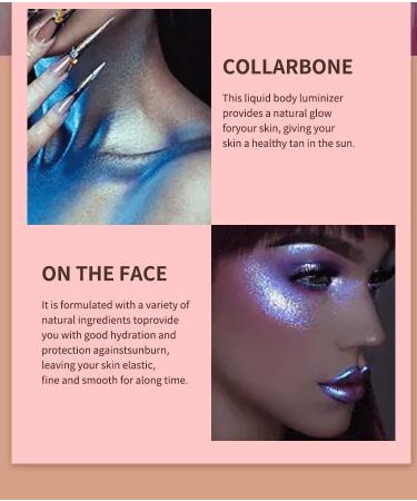 Buy Bright Green Body Glitter Spray | Moisturizing Liquid Highlighter for Face Hair & Body | Quick-Drying & Non-Sticky Makeup - Buy Online on SooperMarket.com