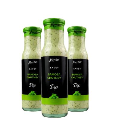 Mumtaz Saucy SAMOSA Chutney Dip Pack of 3x227g Ideal For Dipping Dressing & Spreading.