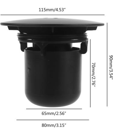 Shower Plughole Cover Replacement Deodorant Floor Drain Cover Shower Waste Trap Cover Hairs Catchers For Bathroom Bathroom Shower Waste Trap Cover - Buy Online on SooperMarket.com