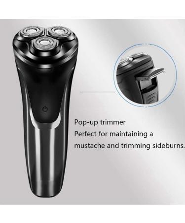 GeRRiT Electric Razor for Men - Rotary Shaver with Pop-up Trimmer Rechargeable & Cordless Ideal for Travel - Buy Online on SooperMarket.com