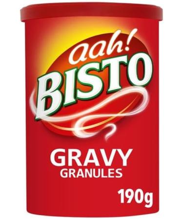 Bisto Gravy Granules Set - Chicken & Beef Flavours with Beech Wooden Solid Spoon Great for cooing roast yorkshire and veg. - Buy Online on SooperMarket.com