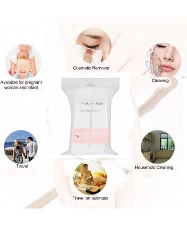 Buy Cotton Exfoliating Facial Pads - Absorbent Cosmetic Makeup Remover Squares (1000 Pieces) for All Skin Types - International Shipping - Buy Online on SooperMarket.com