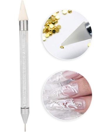 Nail Art Dotting Pen Stable And Durable Stylish And Beautiful Nail Dotting Pen for Home Beauty Salon(White crayon) - Buy Online on SooperMarket.com