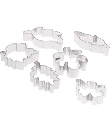 IMIKEYA 18 Pcs 430 Dessert Molds DIY Baking Molds Cake Mold Fondant Mold Cookie Stainless Steel mediumx3pcs Silverx3pcs - Buy Online on SooperMarket.com
