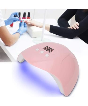 UV LED Nail Lamp 54W 18pcs UV LED Nail Light Portable Nail Lamp Professional Nail Dryer Gel Polish Light with 3 Timers Professional Nail Art Tools(Pink) - Buy Online on SooperMarket.com