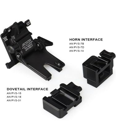 E.T Dragon Night Vision Goggles NVG Mount Metal Helmet Mount Fully Modular Interface System for PVS14/PVS18/PVS15/PVS7 - Buy Online on SooperMarket.com