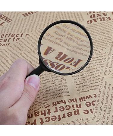 Magnifying Magnifier 60mm Hand Held 5X Magnifying Loupe Reading Glass Lens G8TB Good Times - Buy Online on SooperMarket.com