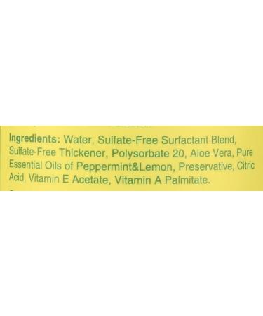 Rebel Green Hand Soap - Peppermint Lemon 16.89 oz | Natural & Eco-Friendly - Buy Online on SooperMarket.com