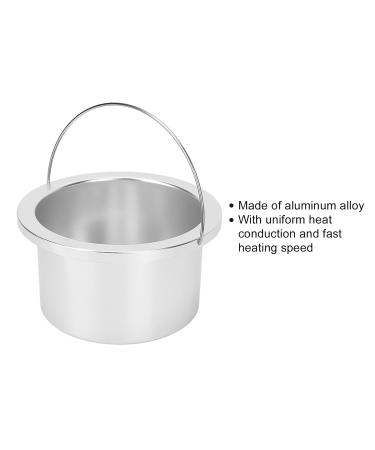 Wax Pot - Aluminum Waxness Empty Metal Pot & Replacement Inner Pot for Hair Removal - Wax Warmer Bowl - Buy Online on SooperMarket.com