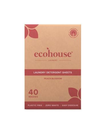Ecohouse Eco-friendly Laundry Detergent Sheets (Peach Blossom)