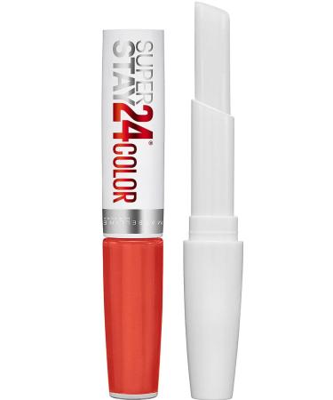 Maybelline Superstay 24 2-Step Lipcolor - Non-Stop Orange 210 - Buy Online on SooperMarket.com