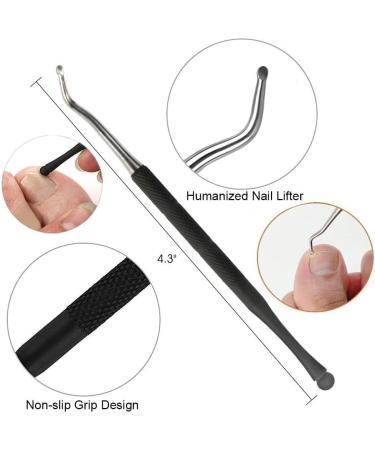 INSGB - Nail Clippers with Toenail Lifter Manicure Set for Thick or Ingrown Toenails Baby Nail Clippers Nail Cutter Toe Nail Clippers for Thick Nails Pedicure Sets for Feet Nail Kit - Buy Online on SooperMarket.com