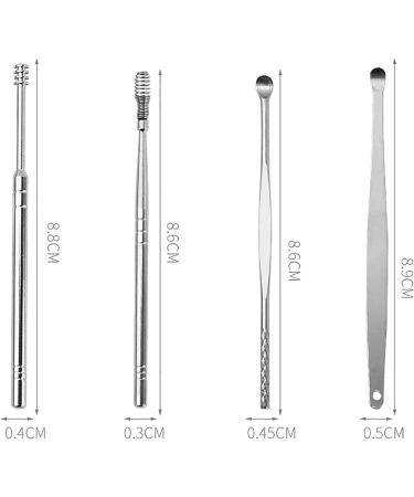 Professional 5 Set 30PCS Ear Wax Removal Kit - Reusable Spiral Ear Cleaner & Curette - Earwax Cleaner Tool - Multicolor - Buy Online on SooperMarket.com