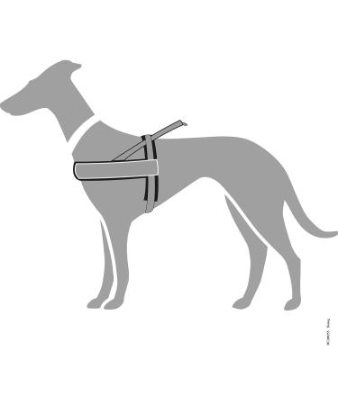 HUNTER RACING Norwegian Harness L-XL (82-105 cm) - Grey/Black | Best International Shipping Available - Buy Online on SooperMarket.com