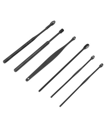 Portable Earwax Removal Tool Set - U Shape & Spiral Ear Cleaner in Black - Buy Online on SooperMarket.com