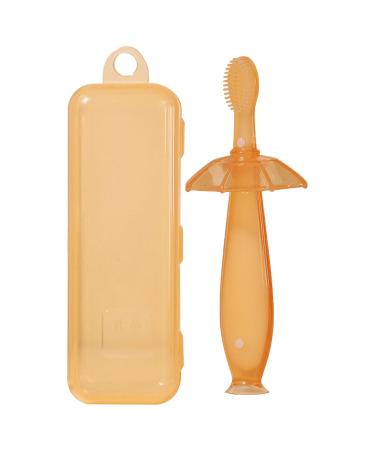 Soft Silicone Toothbrush for Children | 2-in-1 Toothbrush & Bite Ring | Hochelastic Chew-Resistant Training Brush - Buy Online on SooperMarket.com