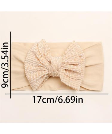 JSGHGDF Bow Hair Bands Elastic Headwear for Girl Autumn Winter Headbands Head Wraps Hairbands Hair Accessories Photography Props Deep Pink - Buy Online on SooperMarket.com