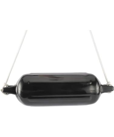 NovelBee 4 Pack 4.5x16 Ribbed Boat Fender Set with Lines, Pump & Needle - Black - Buy Online on SooperMarket.com
