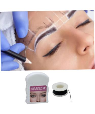 Eyebrow Mapping String Pre-Inked Mapping Brows String Microblading Mapping String Microblading Brows String Supplies Black - Buy Online on SooperMarket.com