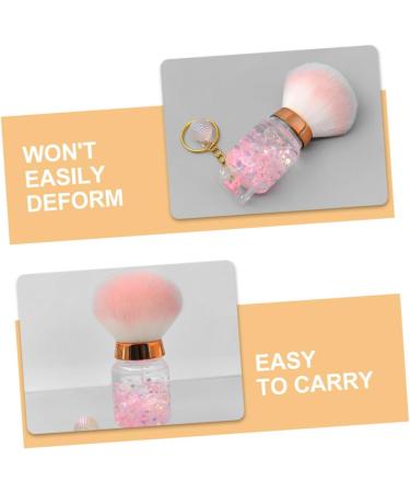 Mikinona Nail Dust Brush Small Brush for Makeup Facial Makeup Brush Loose Powder Brush Women Makeup Brush Blush Brush for Women Makeup Powder Brush Highlighter Brush Pink Cosmetic Miss Tool 9.00X3.50X3.50CM Pink - Buy Online on SooperMarket.com