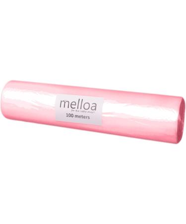 Melloa Refill Film for Diaper Pail - Compatible with Tommy Tippee Sangenic Tec Simplee Twist & Click - 100m 100 Pieces No Paper Tube - Pink - Buy Online on SooperMarket.com