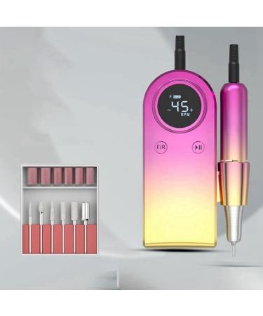 Spactz Electric Nail Drill for Acrylic Gel Nails Manicure Pedicure Polishing Shape Tools for Home Salon Use Multifunctional A - Buy Online on SooperMarket.com