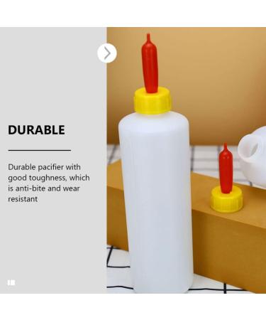 5pcs Pet Nursing Bottles & Nipples Set for Goats & Small Animals - Ideal Milk Feeding Solution for Lambs and Goat Kids - Buy Online on SooperMarket.com