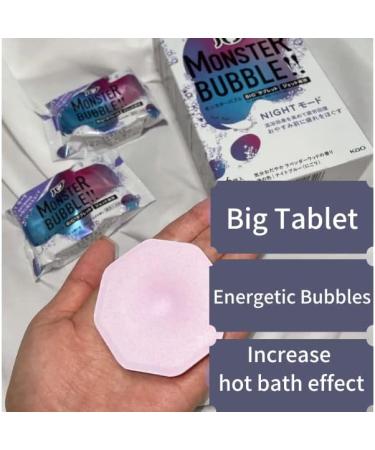 Babu Bath Salt Monster Bubble 18 Tablets Assortment - Spicy Citrus, Lavender Wood, Citrus Green Scents - Buy Online on SooperMarket.com