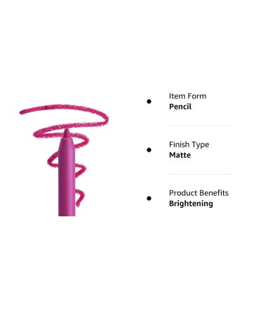 Colourpop Lippie Pencil Liner in HEART ON - Bright Cool Magenta 1.0g (0.035 oz) - Matte Finish - Buy Online on SooperMarket.com