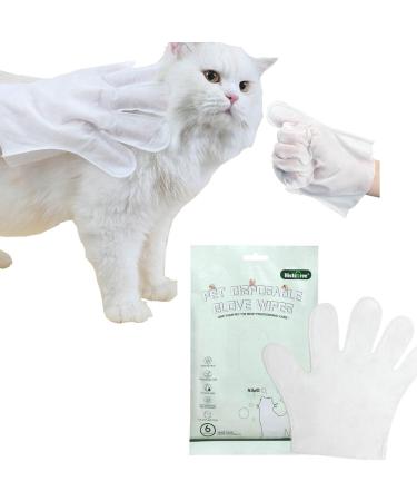 Petjanicahome Nursing towels for dogs & cat wet wipes Dog cleaning gloves for pets Desodorative wiping towels for paws face body and buttocks ... cleaning towels massage gloves
