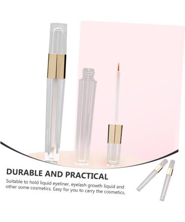 Mikinona 6pcs Bottle Clear Eyeliner Bottle Eye Gloss Tube Clear Container - Buy Online on SooperMarket.com