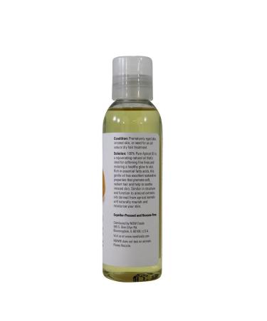 NOW Apricot Kernel Oil 4oz (Pack of 2) - Pure & Cold-Pressed Formula - Buy Online on SooperMarket.com