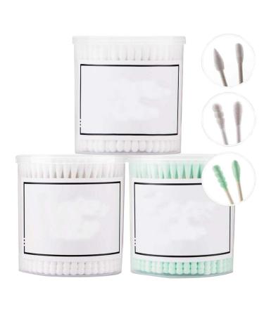 600 Counts Cotton Swabs Natural Double Tipped Organic Cruelty Free Ear Buds B04