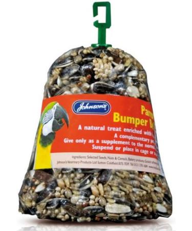 Parrot And Cockatiel Bumper Bell Bird Treat 120g - Johnsons (TP)(JPBB)