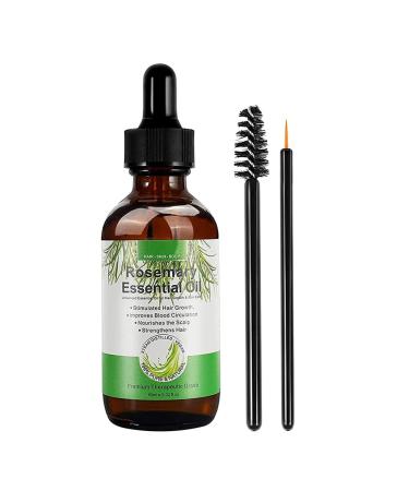 LAXED Rosemary Mint Scalp & Hair Strengthening Oil with & Essential Oils Nourishing Treatment