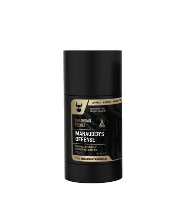 The Beard Struggle Natural Deodorant - Marauder s Defense - 100% Natural Charcoal Infused Deodorant Men Aluminum Free - Gold Collection Asgardian Secret - Mens Deodorant 2.65 oz.US.