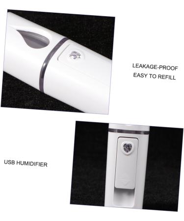 Healeved 3 Pcs Mist Sprayer Hunidifier Mini Face Humidifier Humidifiers Face Moisturizing Sprayer White - Buy Online on SooperMarket.com